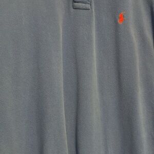 Ralph Lauren Men’s Gray Polo with Orange Pony
